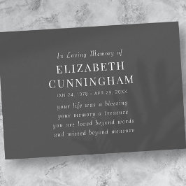 In het Van het Geheugen een Moderne Eenvoudige Cit Aankondiging