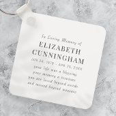 In het Van het Geheugen een Moderne Eenvoudige Cit Sleutelhanger