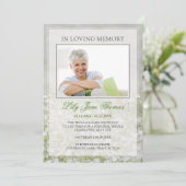 In het Van het Geheugen Eenvoudige Witte Schaduwfo Kaart (Staand voorkant)