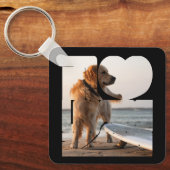 In het Van het Geheugen Gepersonaliseerde Foto Sle Sleutelhanger (Voorkant)