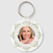 In het Van het Geheugen Greenery Foto Sleutelhanger (Achterkant)