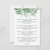 In het Van het Geheugen Groene laat Foto Funeral K Kaart (Achterkant)