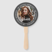 In het Van het Geheugen Memorial Moderne Aangepast Handwaaier (Voorkant)