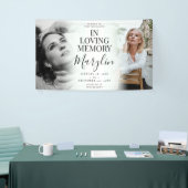 In het Van het Geheugen Memorial voor & na Foto Spandoek (Beurs)