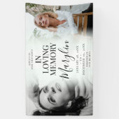 In het Van het Geheugen Memorial voor & na Foto Spandoek (Verticaal)