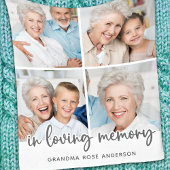 In het Van het Geheugen Moderne Collage van de Fot Fleece Deken