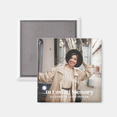 In het Van het Geheugen Moderne Memorial van de Aa Magneet (Voorkant / Achterkant)