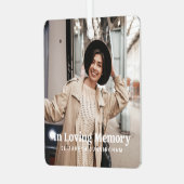 In het Van het Geheugen Moderne Memorial van de Aa Metalen Ornament (Voorkant links)