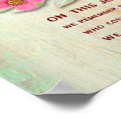 In het Van het Geheugenroze Groen Groot Geheime Te Poster (Hoek)