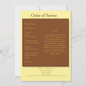 In het Van het Leven van de begrafenis van het Geh Kaart (Achterkant)