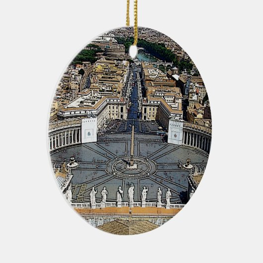 In het Vaticaan Keramisch Ornament (Rechts)