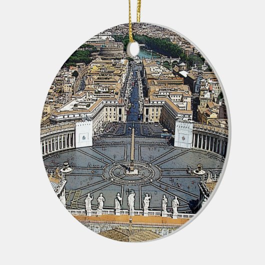 In het Vaticaan Keramisch Ornament (Links)