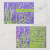 In het veld is een kleurrijke sjabloon voor visite visitekaartje (Voorkant / Achterkant)