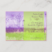 In het veld is een kleurrijke sjabloon voor visite visitekaartje (Achterkant)