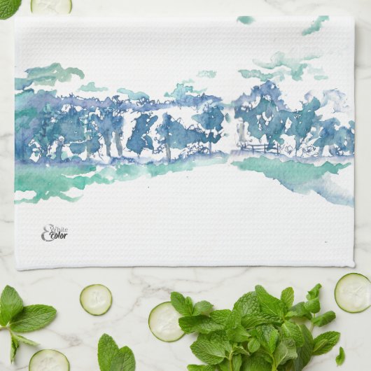 In het veld: keukenhanddoek (Gevouwen)