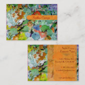 In het veld, kleurrijke visitekaartjes sjabloon (Voorkant / Achterkant)