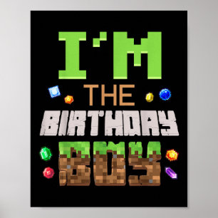 In het verjaardagsfeestje van de jongen Video Game Poster