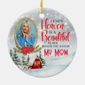 In het Verlenen van Geheugenversiering Keramisch Ornament (Achterkant)