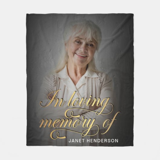 In het Verloren Geheugen van Fotokalligrafie Fleece Deken (Voorkant)