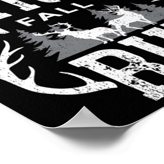 In het voorjaar struten we in de Herfst, we ruïner Poster (Hoek)