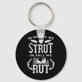 In het voorjaar struten we in de Herfst, we ruïner Sleutelhanger (Voorkant)