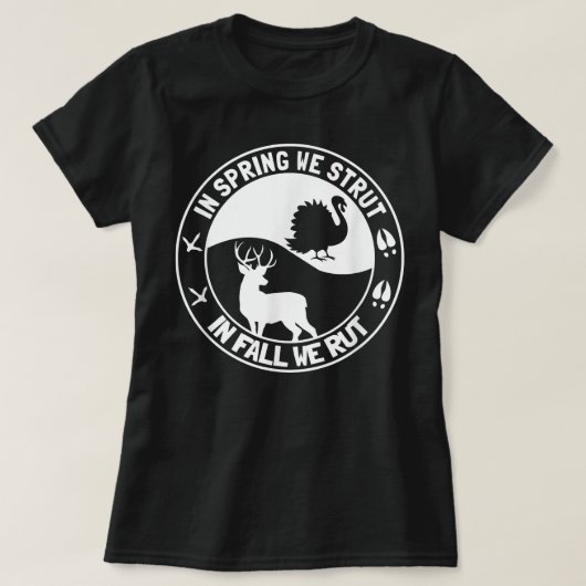 In het voorjaar stuiten we in Herfst op Turkije. T-shirt (Design voorkant)