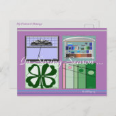 In het voorjaarsseizoen 2021 Briefkaart (Voorkant / Achterkant)