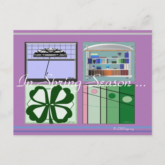 In het voorjaarsseizoen 2021 Briefkaart (Voorkant)