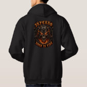 In het vuur geboren hoodie (Achterkant)