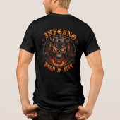 In het vuur geboren Tri-Blend shirt (Achterkant)