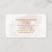 In het wachten werkt God Christelijk Quote Visitekaartje (Achterkant)