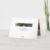 In het Waterhole Wild Horse Wenskaart Kaart (Achterkant)