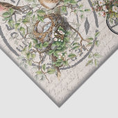 In het weefselpapier van de tuin tissuepapier (Detail)