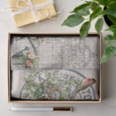 In het weefselpapier van de tuin tissuepapier (Geschenk)