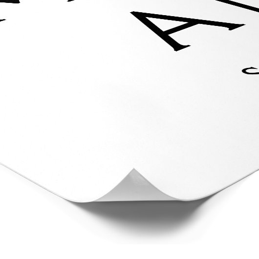 In het Welkomstteken van de Geheugenfoto Poster (Hoek)