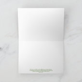 In het Wenskaart van de tuin Feestdagen Kaart (Binnen)