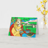 In het Wenskaart van het Oerwoud Kaart (Gele Bloem)