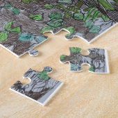 In het wild 252 stuk puzzel (Zijkant)