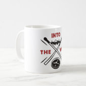 In het wild avontuur overleven wildernis koffiemok (Voorkant links)