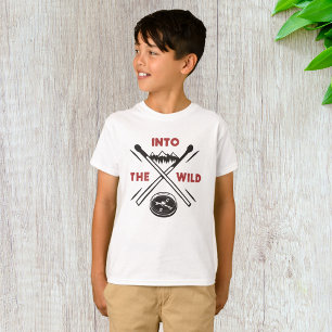 In het wild avontuur overleven wildernis t-shirt