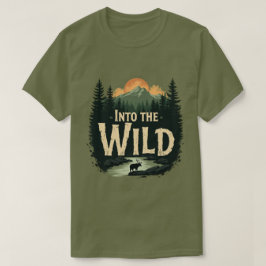 IN HET WILD avontuurlijke liefhebbers T-shirt