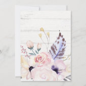 In het wild en één dier wordt de uitnodiging van d (Achterkant)