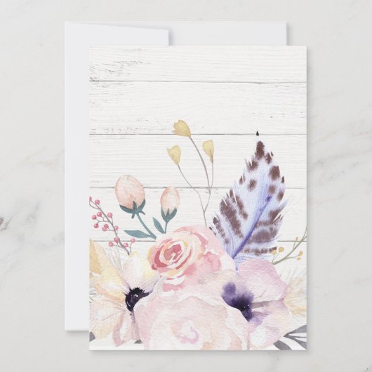 In het wild en één dier wordt de uitnodiging van d (Achterkant)