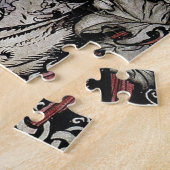 In het wild en in het wild en in het monster leven legpuzzel (Zijkant)