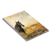 In het Wild Horse Spiral Notitieboek (Rechterzijde)