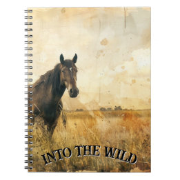 In het Wild Horse Spiral Notitieboek