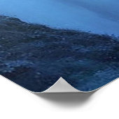 In het wild levende dieren en watervallen poster (Hoek)