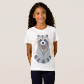 In het wild - Raccoon T-shirt (Voorkant volledig)