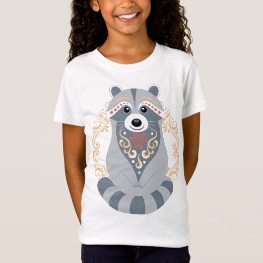 In het wild - Raccoon T-shirt (Voorkant)