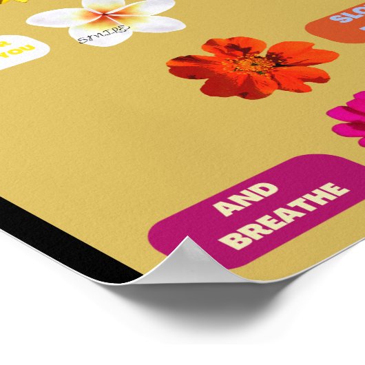 In het wild van het veranderen van dingen. KLEIN Poster (Hoek)